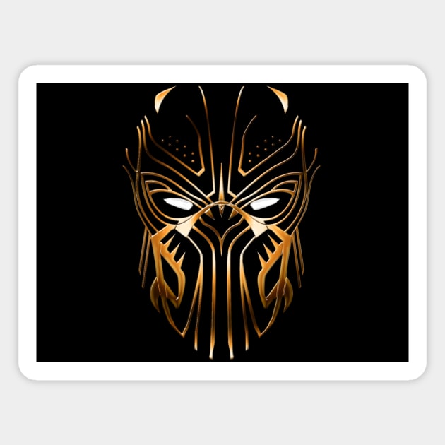 GOLDEN JAGUAR: ERIK KILLMONGER Magnet by Jokerisback